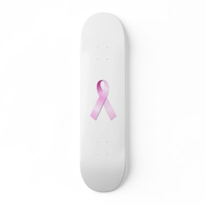 Pink Ribbon Skateboard Decks by JessicaInSeattle