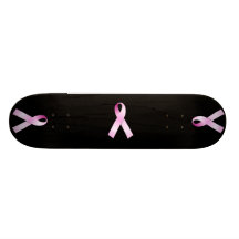Pink Ribbon Skateboard
