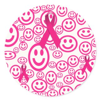Pink Ribbon Smiles That Help sticker