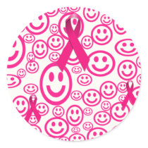 Pink Ribbon Smiles That Help stickers