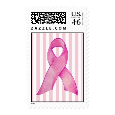 Pink Ribbon Stamp
