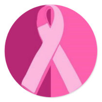 Pink Ribbon Stickers