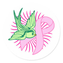 Pink Ribbon Sticker