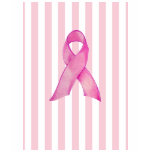 Pink Ribbon stripes T-Shirt