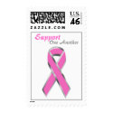 Pink Ribbon, Support One Another  postage