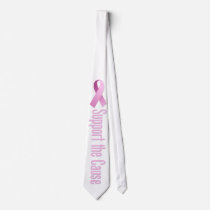 Pink Ribbon - Support the Cause Ties