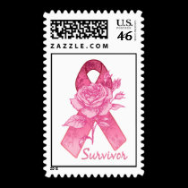 Pink Ribbon Survivor stamps