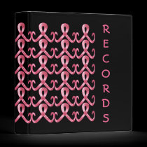 Pink Ribbon Thank You binders