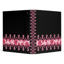 Pink Ribbon Thank You binders by ARTegrity Pink Ribbon Thank You binders