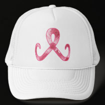 Pink Ribbon Thank You hats by ARTegrity Pink Ribbon Thank You hats