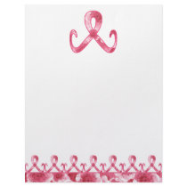 Pink Ribbon Thank You letterhead by ARTegrity Pink Ribbon Thank You letterhead