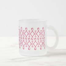 Pink Ribbon Thank You Mugs