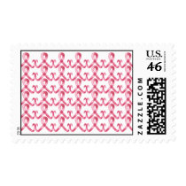 Pink Ribbon Thank You Postage
