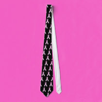 Pink Ribbon Tie