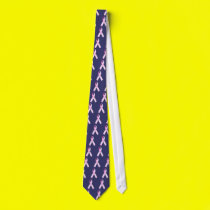 Pink Ribbon Tie