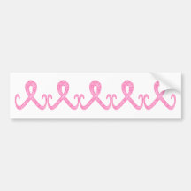 Pink Ribbon Today Bumper Stickers