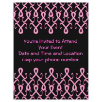 Pink Ribbon Today flyers by ARTegrity Pink Ribbon Today flyers