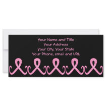 Pink Ribbon Today rack cards by ARTegrity Pink Ribbon Today rack cards