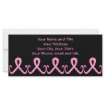 Pink Ribbon Today Rack Card Template