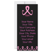 Pink Ribbon Today rack cards by ARTegrity Pink Ribbon Today rack cards