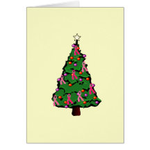 Pink Ribbon Tree Card