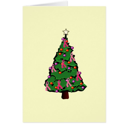 Pink Ribbon Tree Card