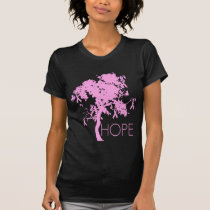 Pink Ribbon Tree of Hope t-shirts