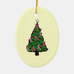 Pink Ribbon Tree Ornament