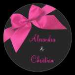 Pink Ribbon Wedding Invitation Announcement RSVP