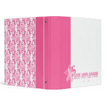 Pink Ribbons Every Day binders by ARTegrity Pink Ribbons Every Day binders