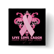 Pink Ribbons Every Day buttons
