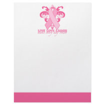 Pink Ribbons Every Day Letterhead