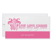 Pink Ribbons Every Day photo cards by ARTegrity Pink Ribbons Every Day photo cards