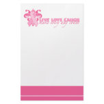 Pink Ribbons Every Day Custom Stationery