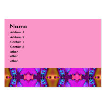 pink ribbons fractal business cards