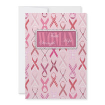 Pink Ribbons Invitation by holidayparade Pink Ribbons Invitation