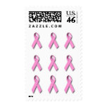 Pink Ribbons Postage Stamp