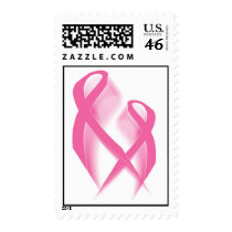 Pink Ribbons Postage Stamp