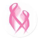 Pink Ribbons Sticker