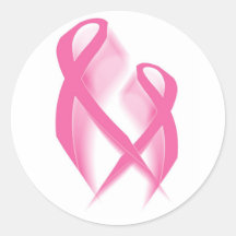 Pink Ribbons Sticker