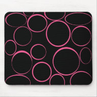 Pink Rings Mousepad mousepad