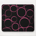 Pink Rings Mousepad