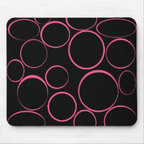 Pink Rings Mousepad by cherangelry Pink Rings Mousepad