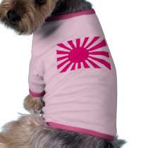 Pink Rising Sun Dog Clothes