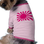 Pink Rising Sun Dog Clothes