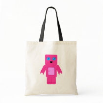 Pink Robot bags by toxiferous Pink Robot bags
