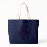 Pink Robot Canvas Bag
