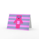 Pink Robot Greeting Cards