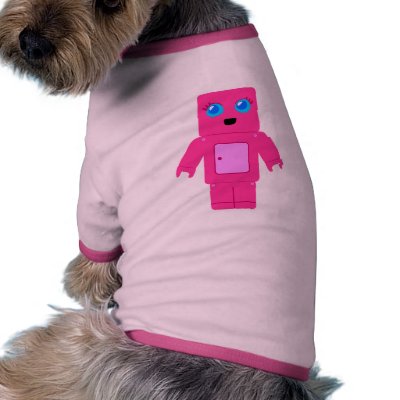 Pink Robot Pet Clothing by toxiferous