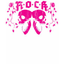 Pink Rock Skulls t-shirts
